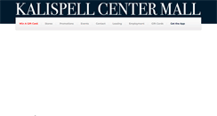 Desktop Screenshot of kalispellcentermall.com